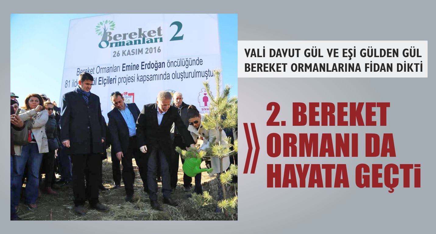 2. Bereket Ormanı da Hayata Geçti