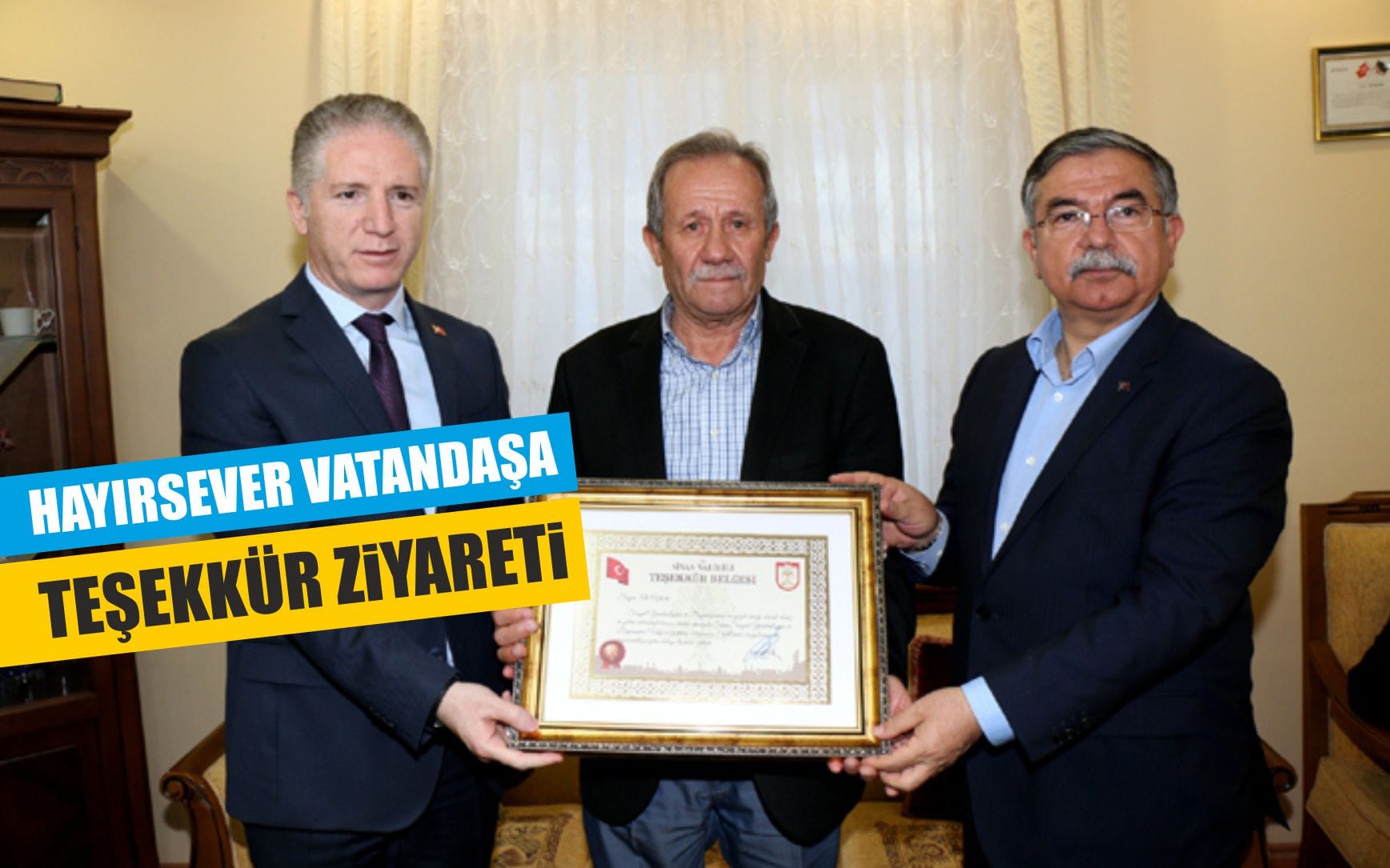 Hayırsever Vatandaşa Teşekkür Ziyareti