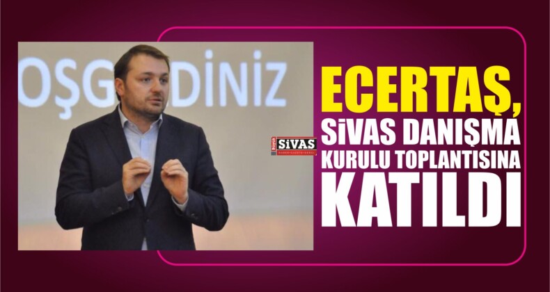 Ecertaş, Sivas Danışma Kurulu Toplantısına Katıldı