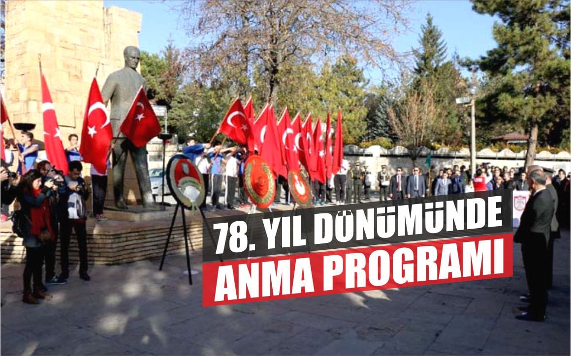 78. Yıl Dönümünde Anma Programı