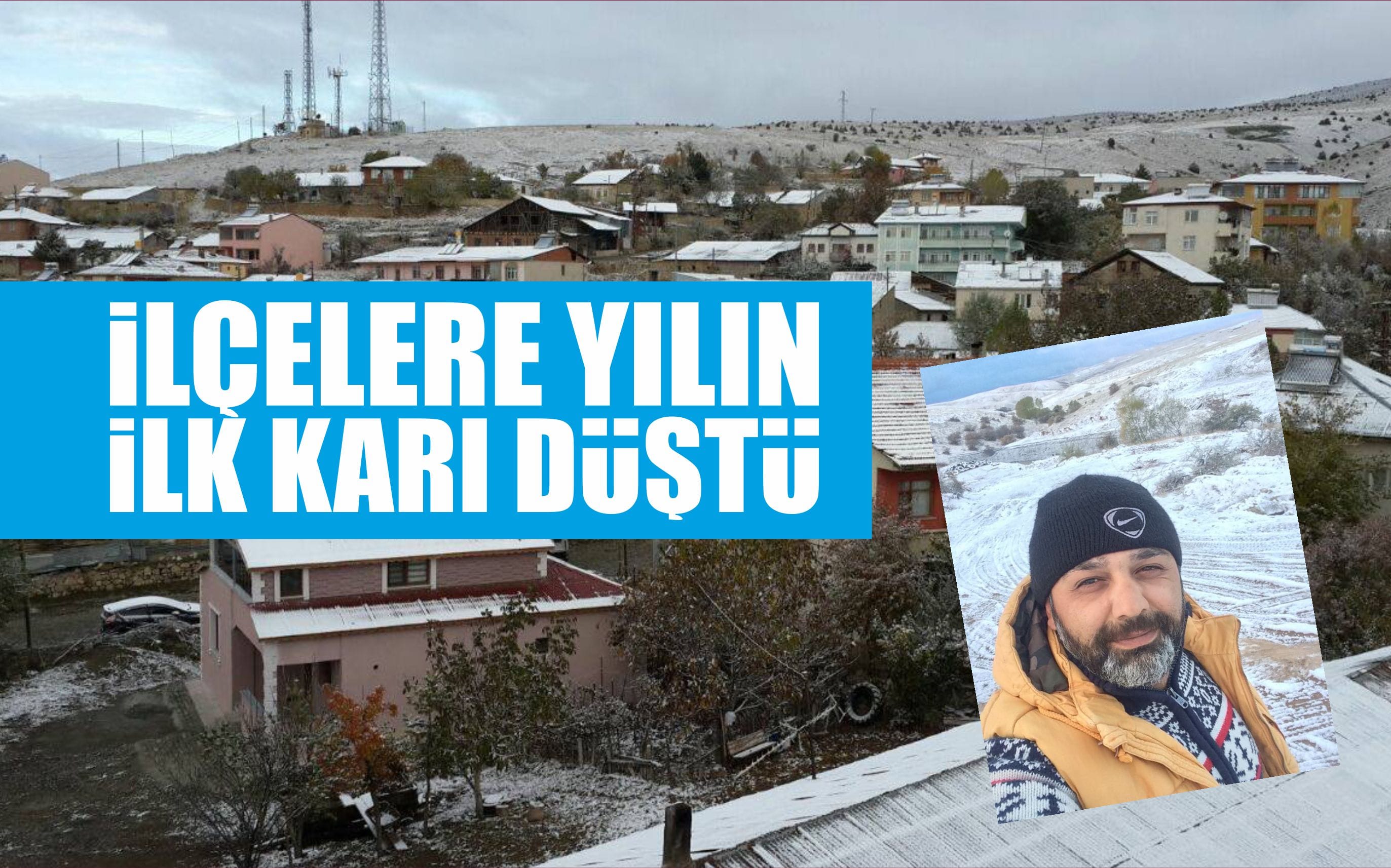 İlçelere Yılın İlk Karı Düştü