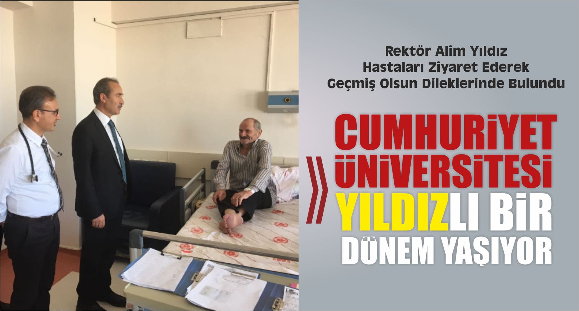 Rektör Yıldız, Hastalarla Bir Araya Geldi