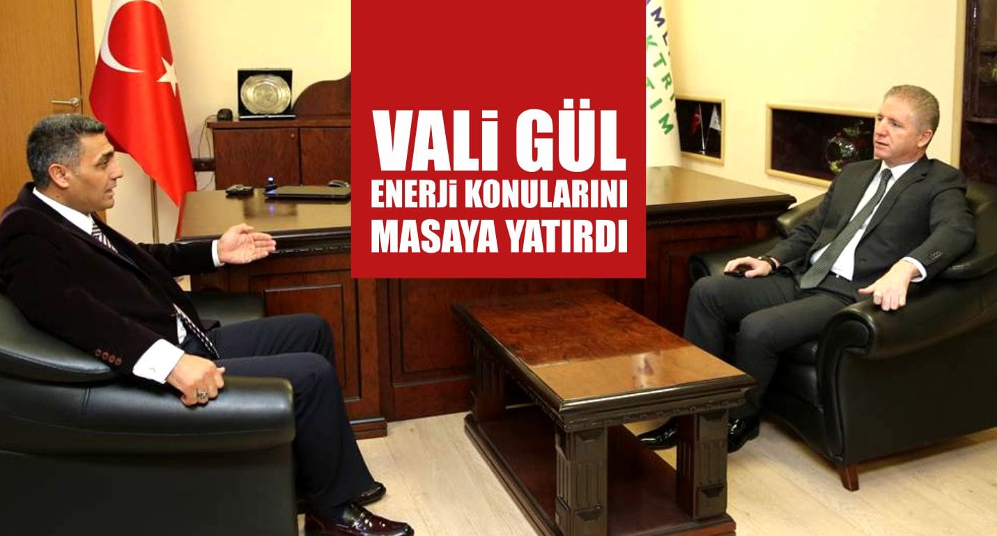 Vali Davut Gül Enerji Konularını Masaya Yatırdı