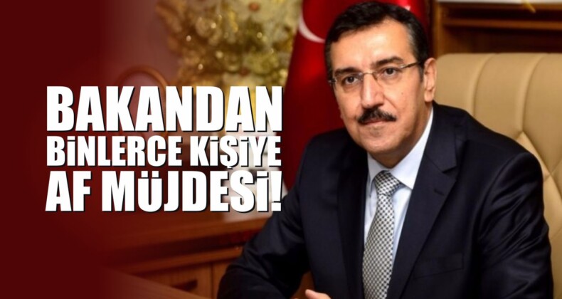 Bakandan Binlerce Kişiye Af Müjdesi!