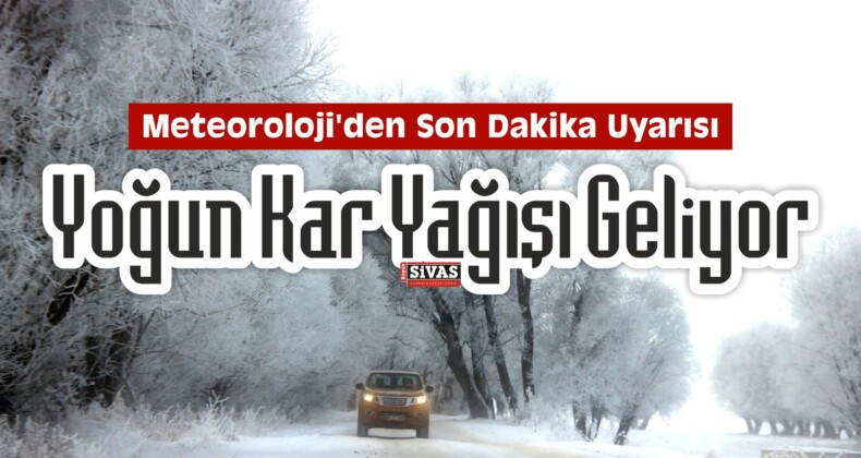 Yoğun Kar Yağışı Geliyor