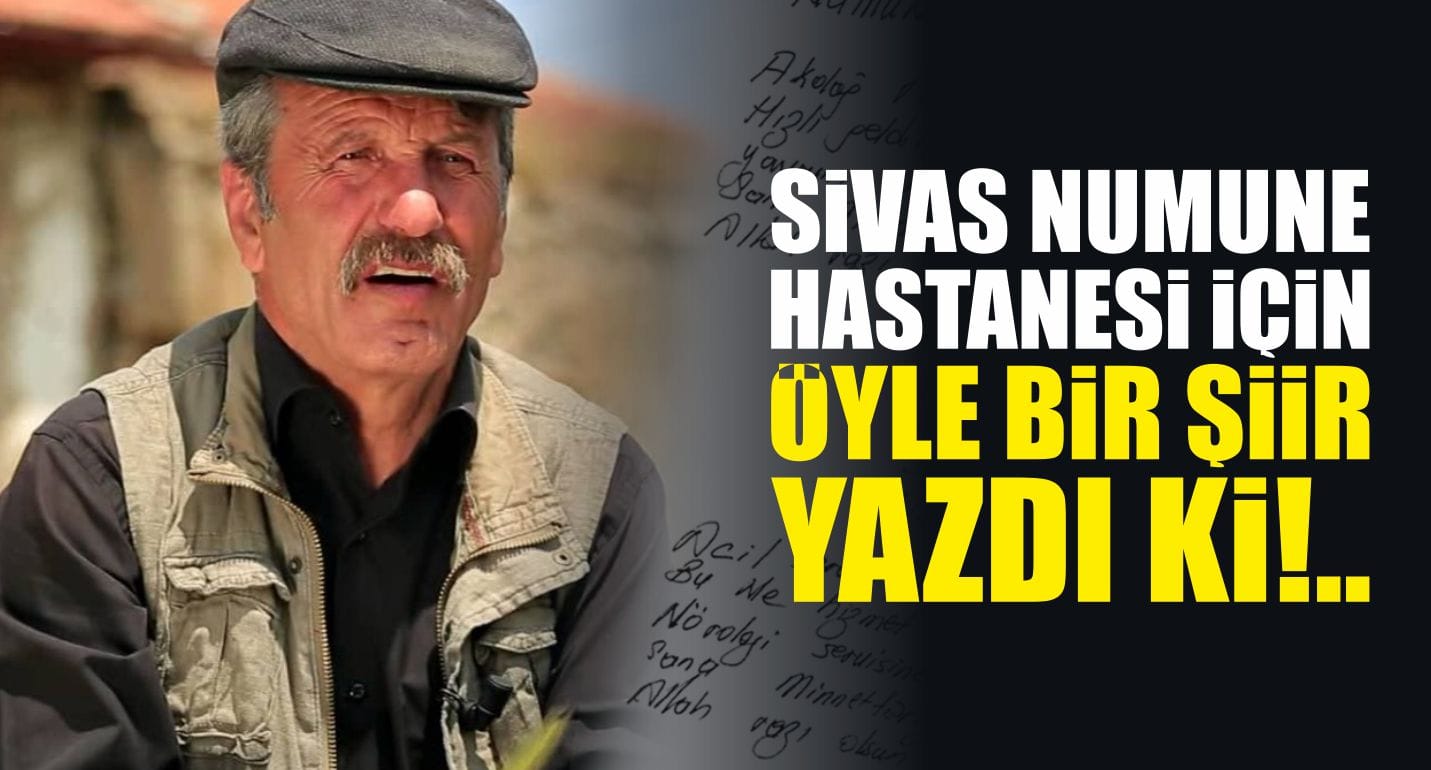 Sivas Numune Hastanesine “Teşekkür” Şiiri