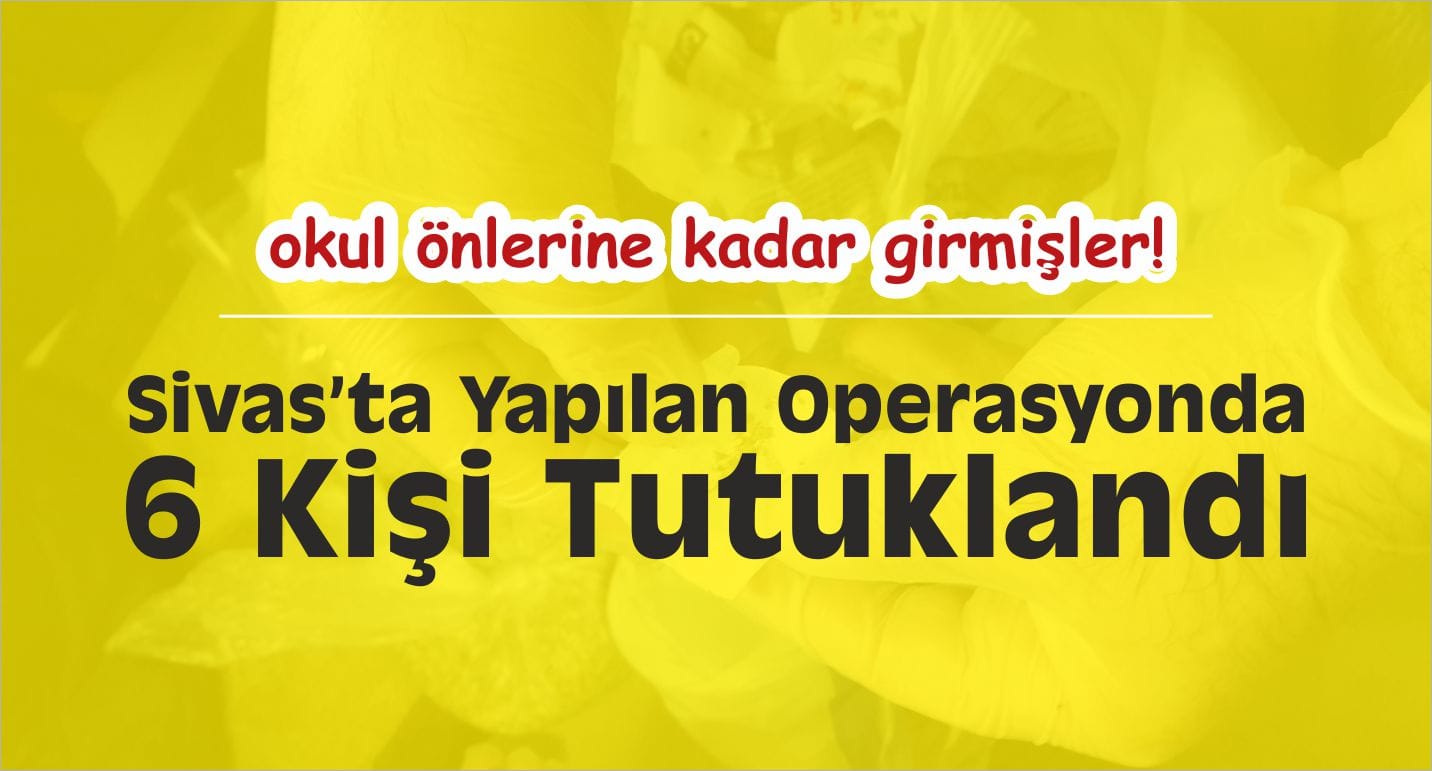 Operasyonda 6 Kişi Tutuklandı