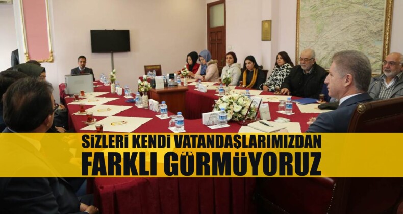 Yabancı Uyruklu Vatandaşlardan Vali Gül’e Ziyaret