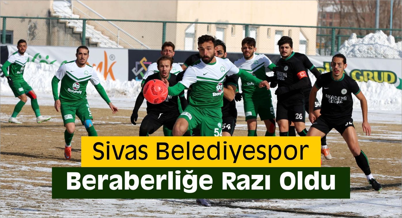 Sivas Belediyespor Beraberliğe Razı Oldu