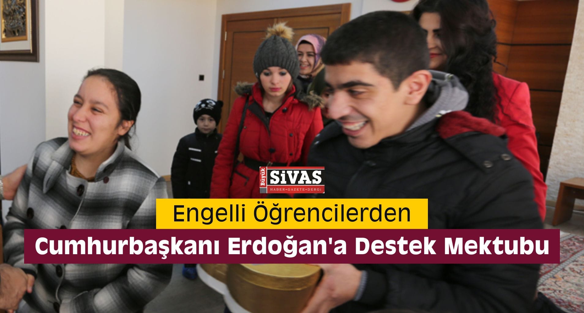Engelli Öğrencilerden Cumhurbaşkanı Erdoğan’a Destek Mektubu