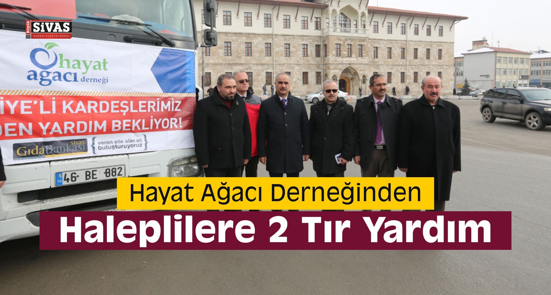 Hayat Ağacı Derneğinden Haleplilere 2 Tır Yardım