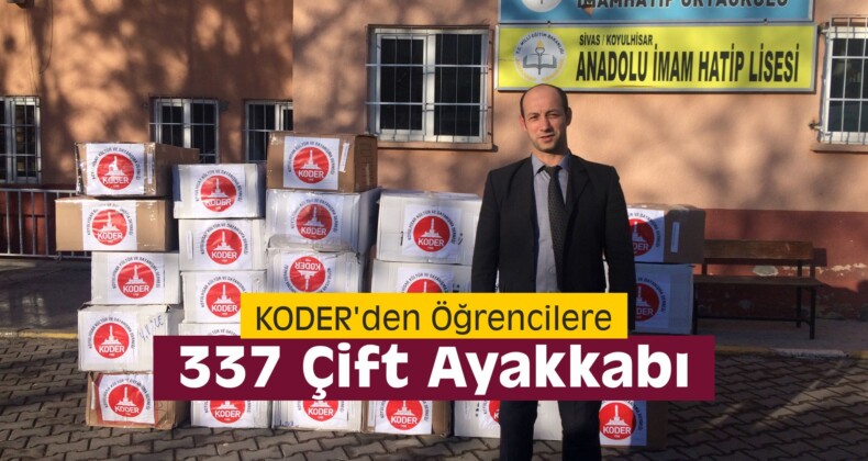 KODER’den Öğrencilere 337 Çift Ayakkabı