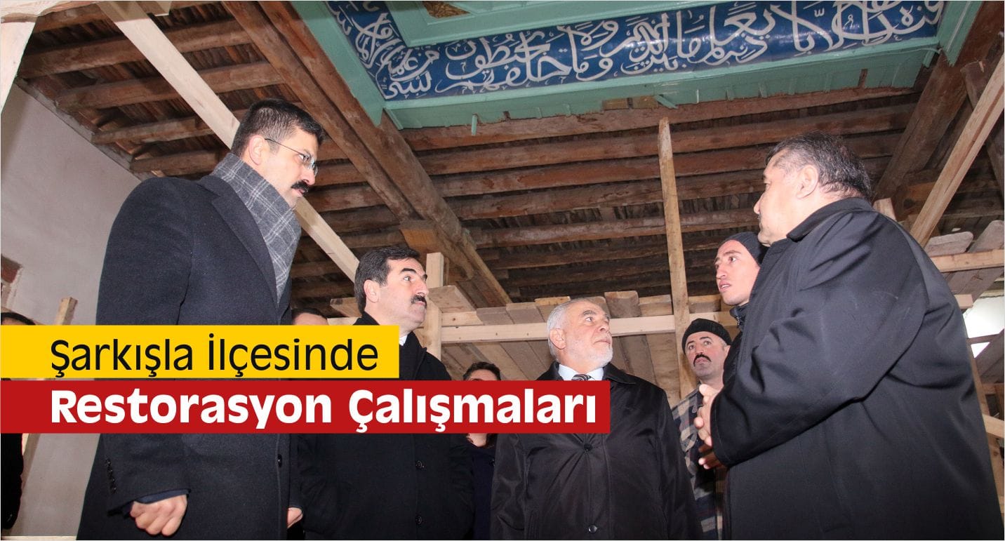 Şarkışla İlçesinde Restorasyon Çalışmaları