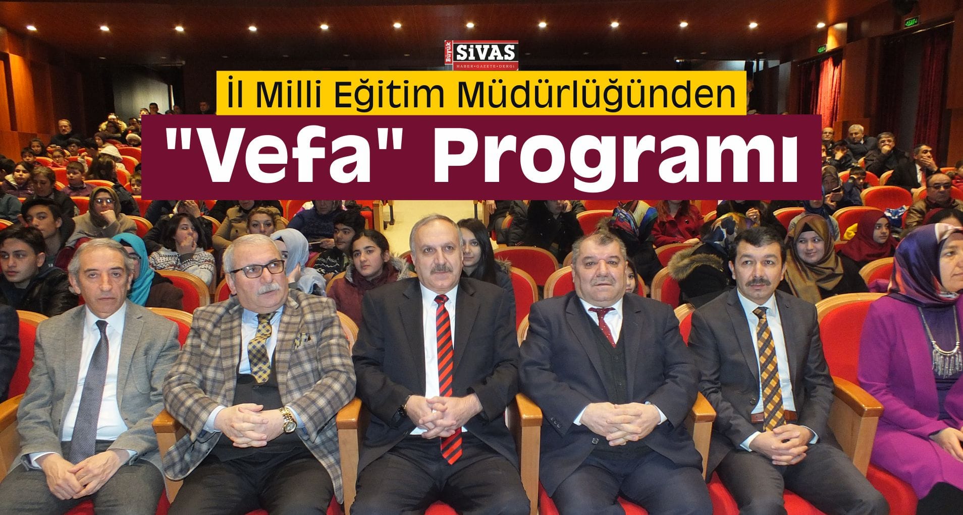 İl Milli Eğitim Müdürlüğünden “Vefa” Programı