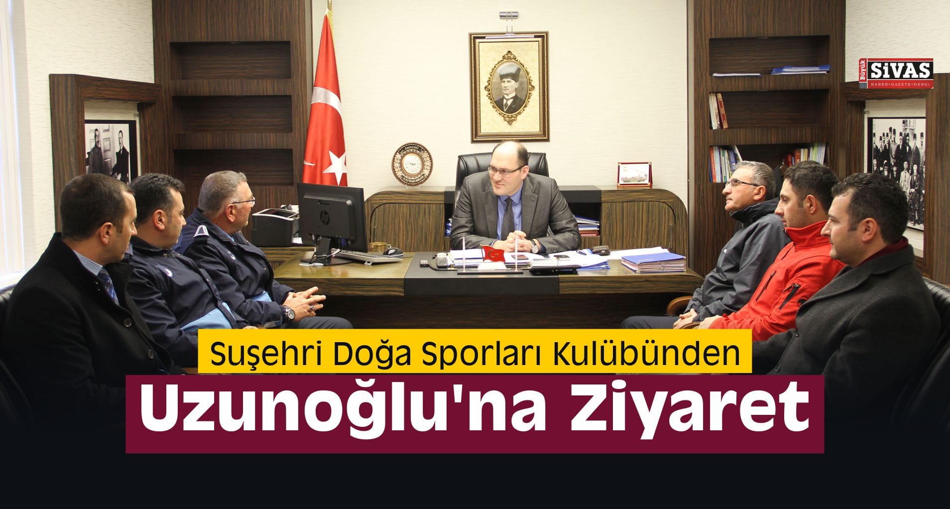 Suşehri Doğa Sporları Kulübünden Uzunoğlu’na Ziyaret