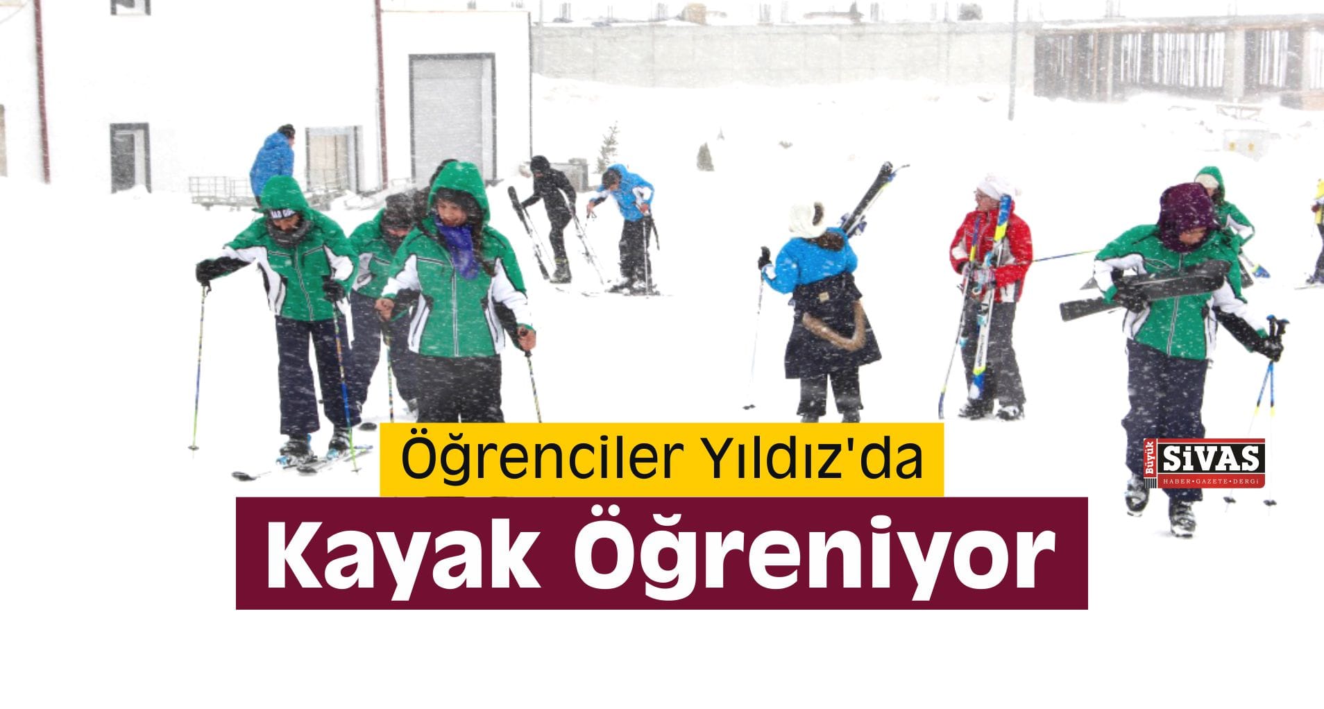 Öğrenciler Yıldız’da Kayak Öğreniyor