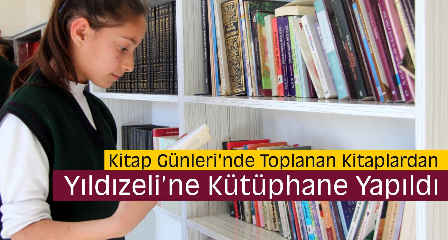 Kitap Günleri’nde Toplanan Kitaplardan Kütüphane Yapıldı