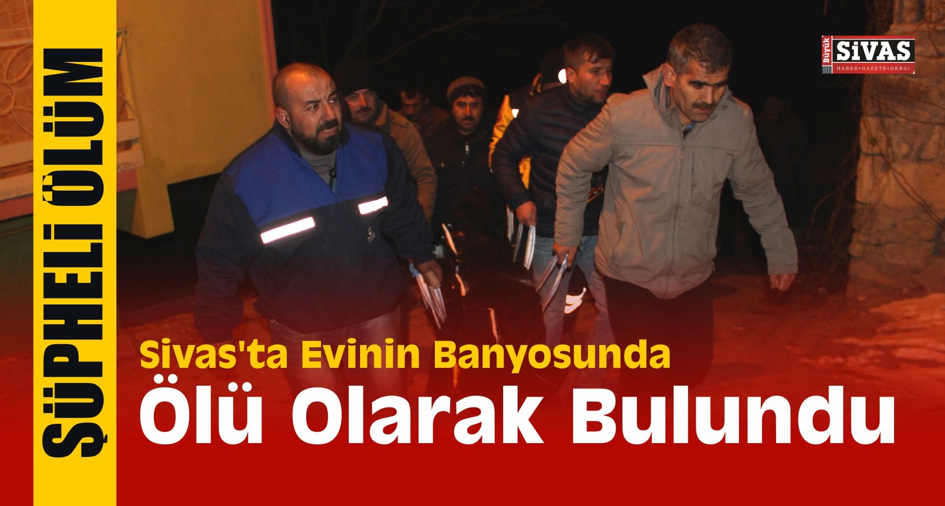 Sivas’ta Evinin Banyosunda Ölü Bulundu