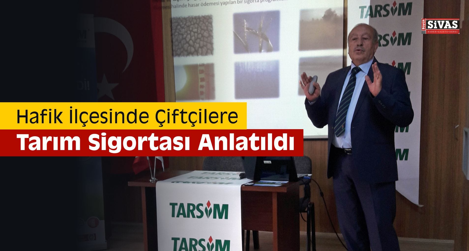 Hafik İlçesinde Çiftçilere Tarım Sigortası Anlatıldı