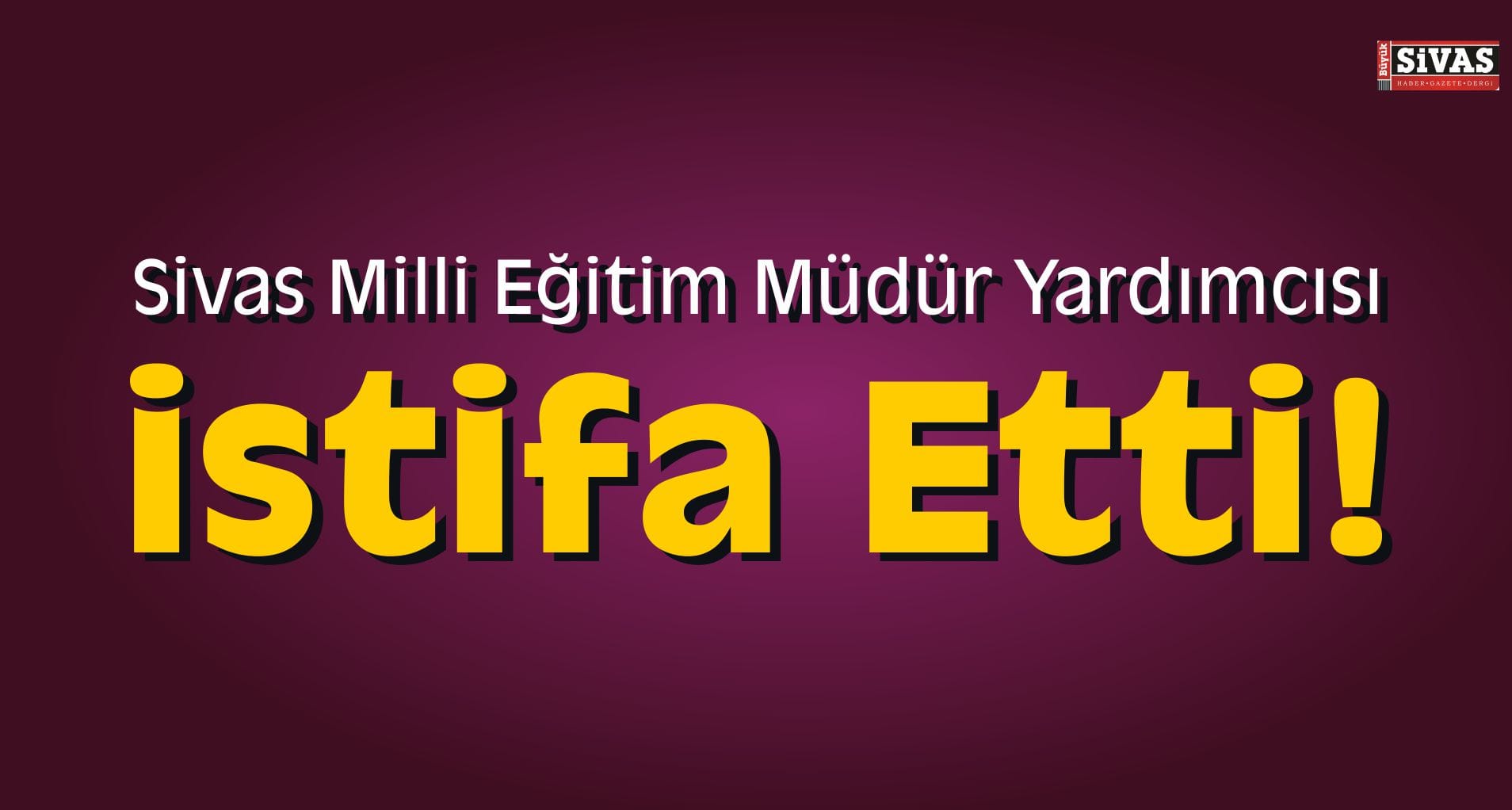 Çetin Özdemir MEB’den İstifa Etti