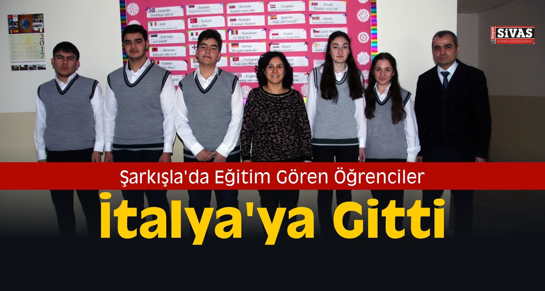 Şarkışla’da Eğitim Gören Öğrenciler İtalya’ya Gitti