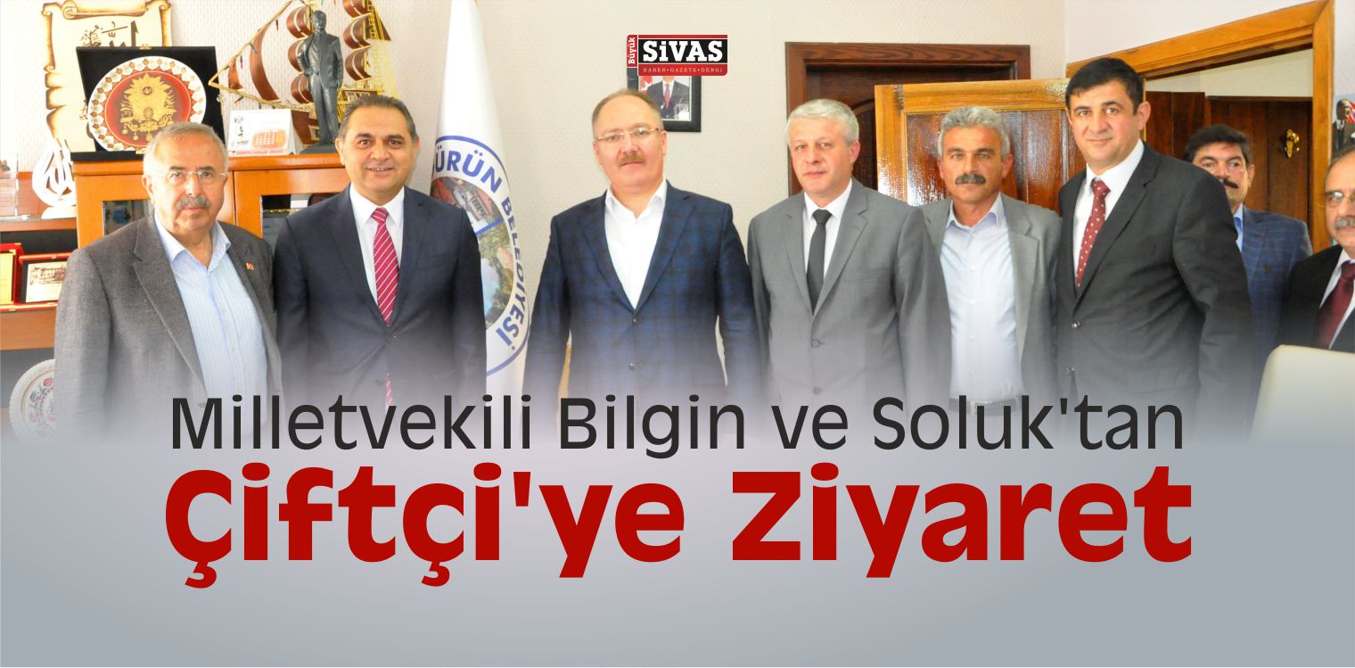 Milletvekili Bilgin ve Soluk’tan Çiftçi’ye Ziyaret