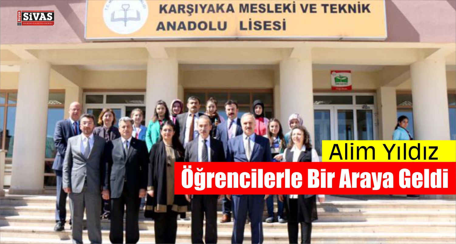 Alim Yıldız Öğrencilerle Bir Araya Geldi