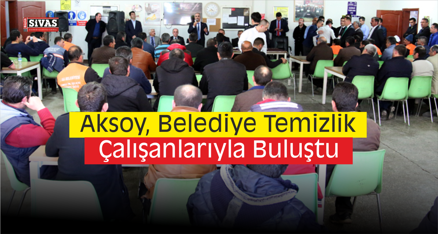 belediye çalışanlarıyla toplantı