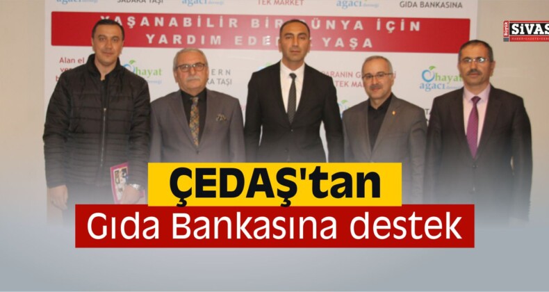 ÇEDAŞ’tan Gıda Bankasına Destek