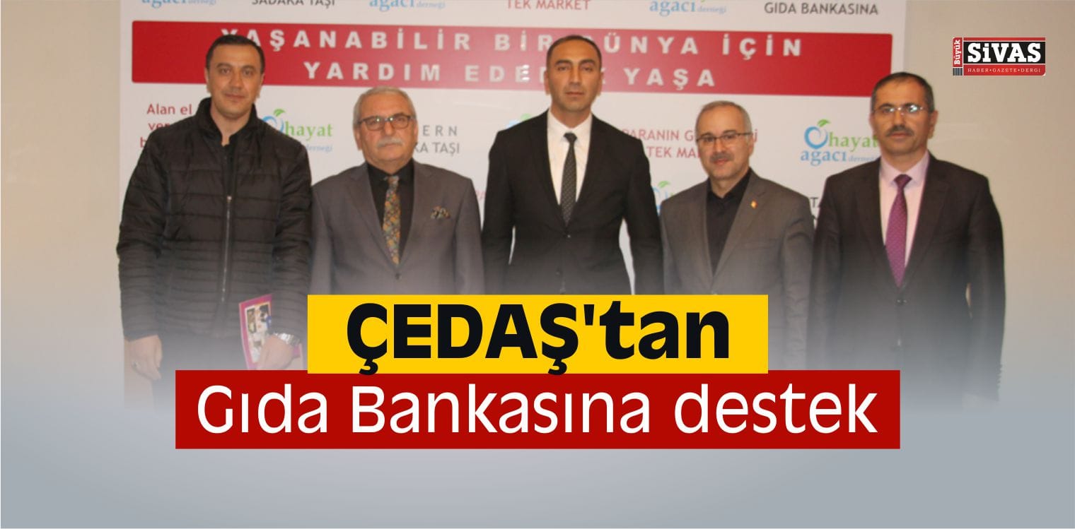 ÇEDAŞ’tan Gıda Bankasına Destek