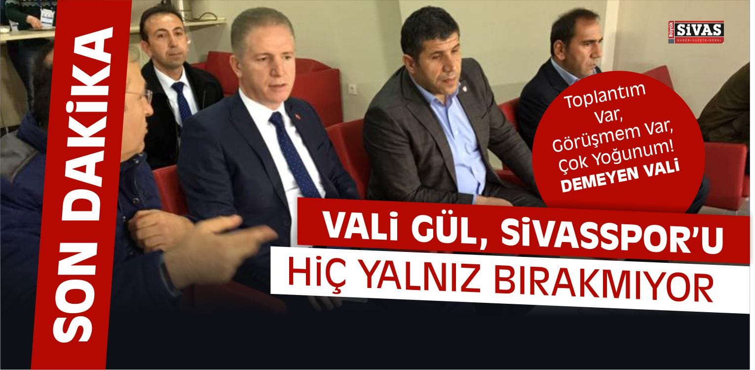 Vali Gül, Sivasspor -Atiker Konyaspor Maçında Tribünde
