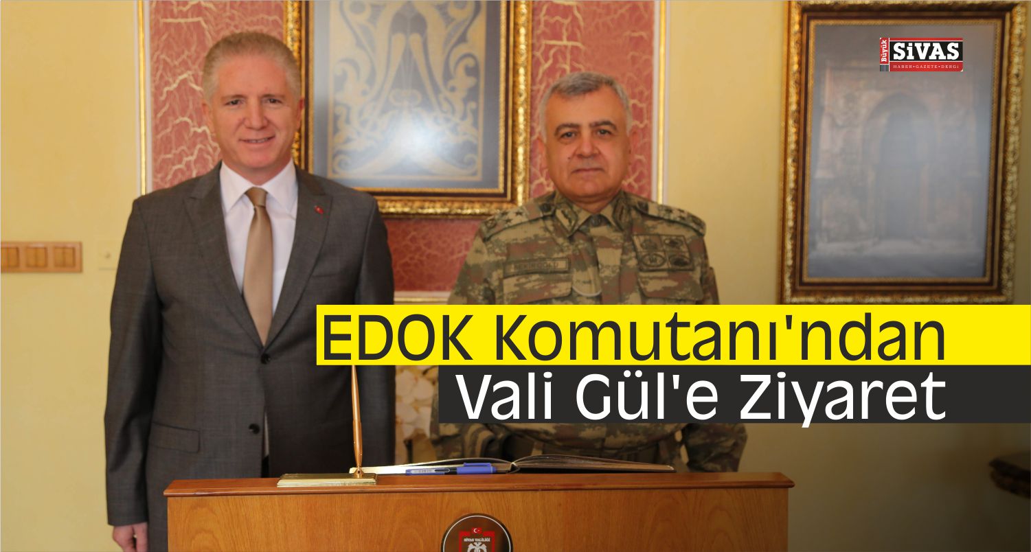 Korgeneral Bekiroğlu’ndan Vali Gül’e Ziyaret