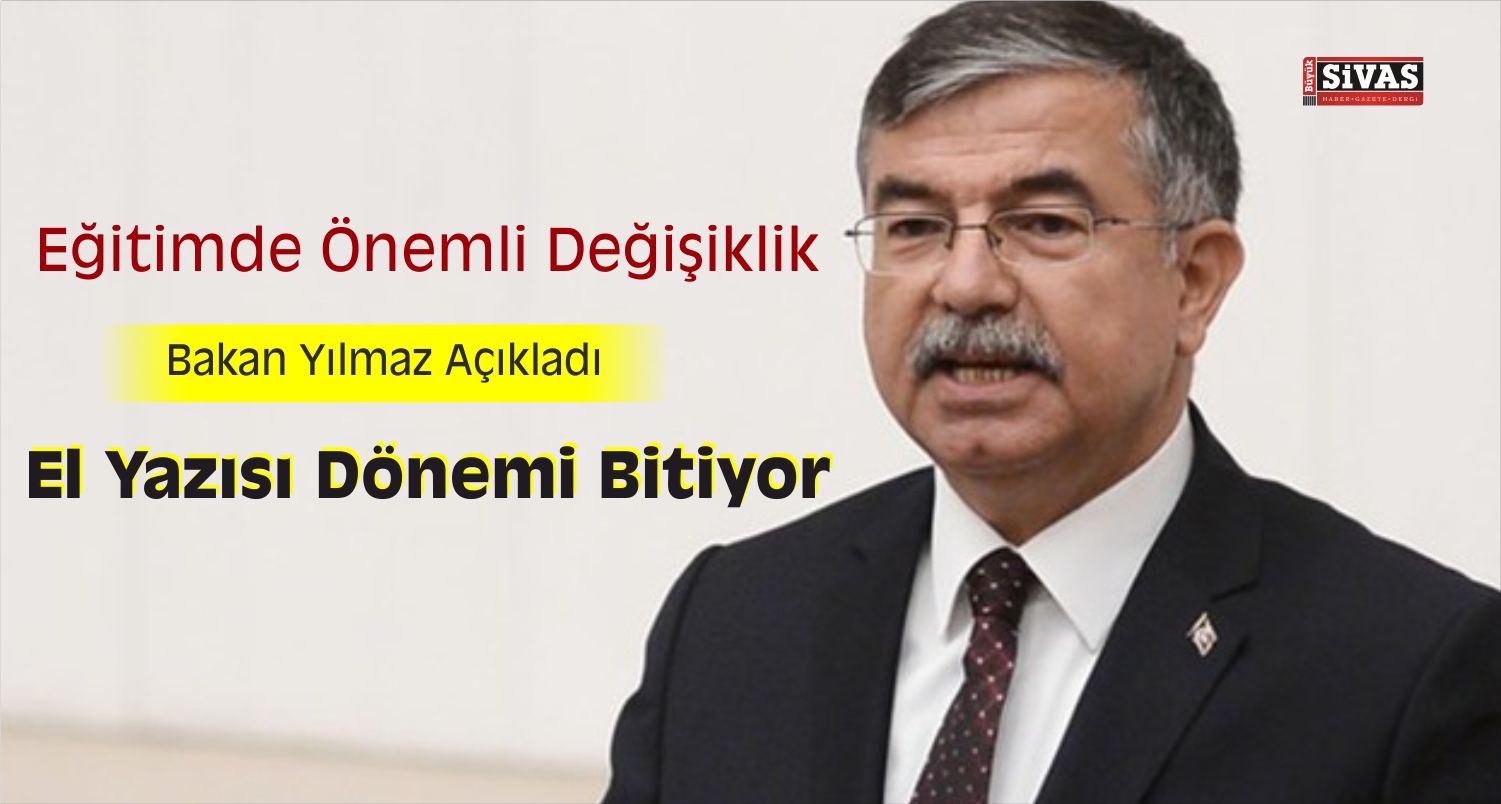 el yazısı dönemi bitiyor