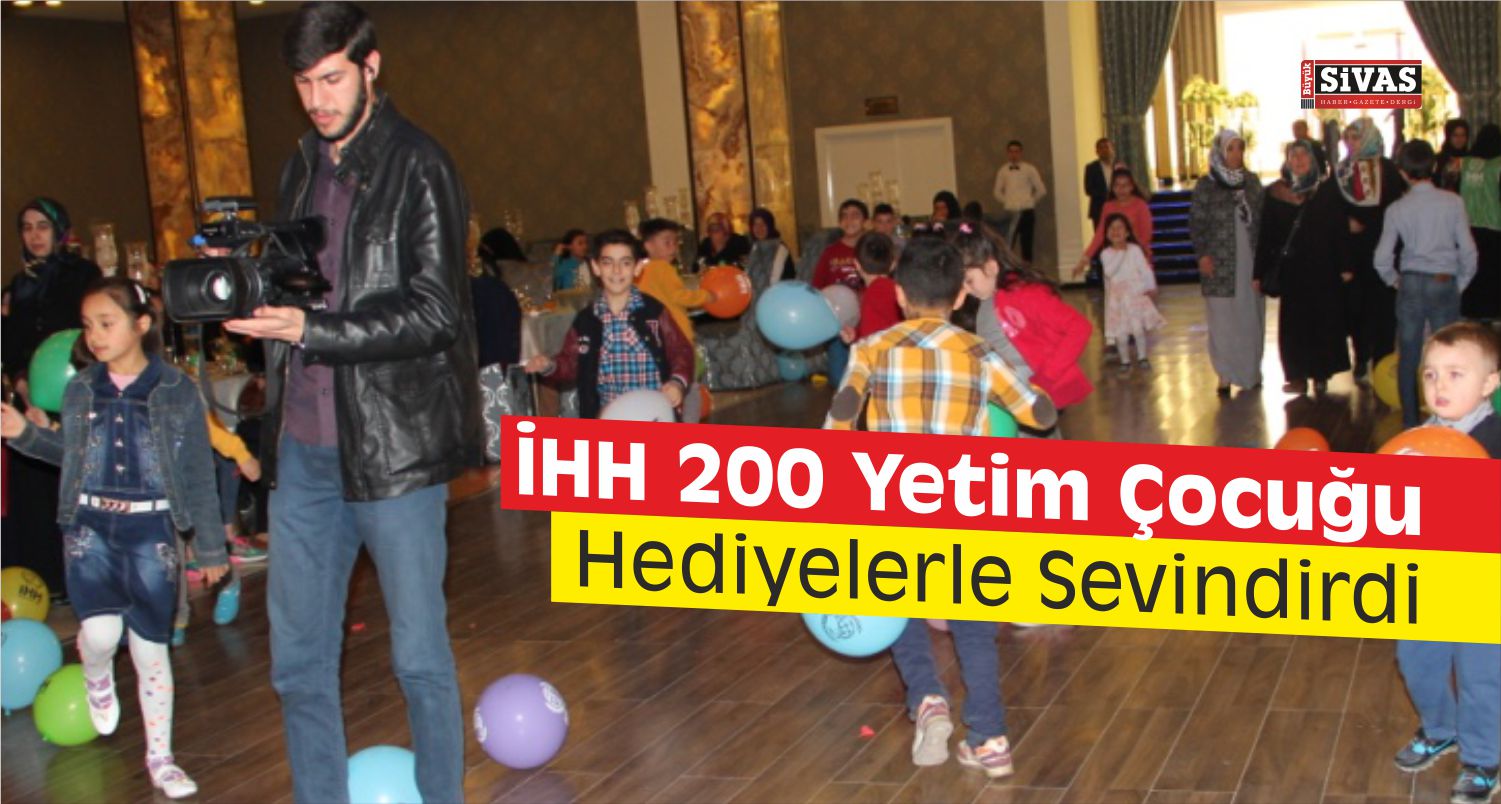 Sivas İHH’dan Çocuklara Hediye