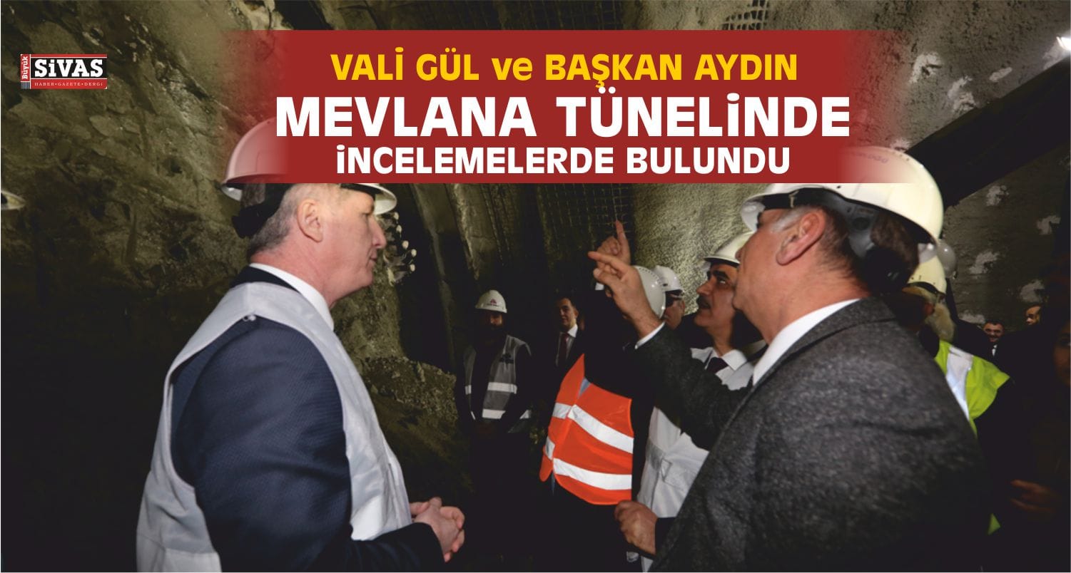 Mevlana Tüneli’ndeki çalışmalar
