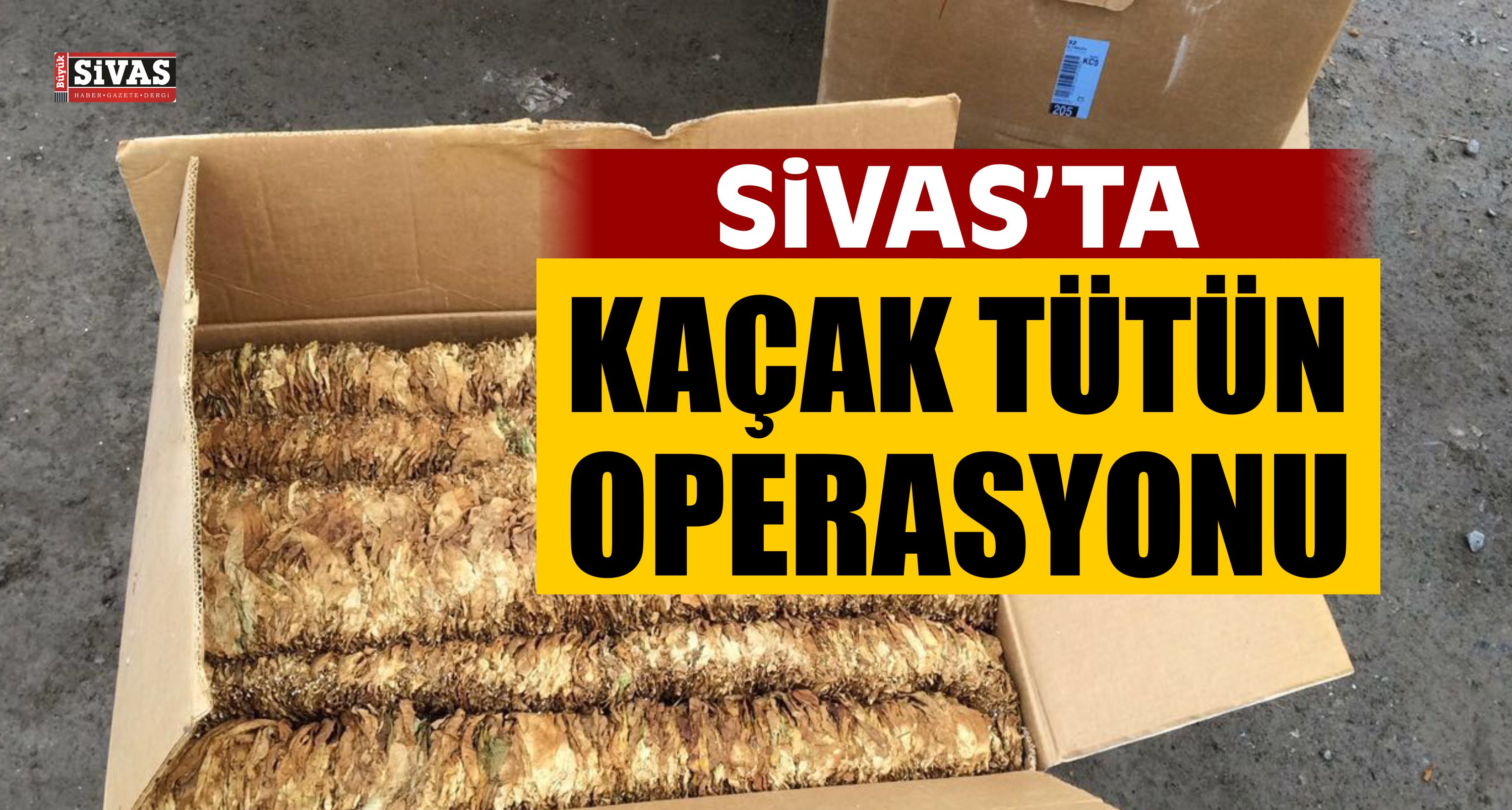 kaçak tütün operasyonu