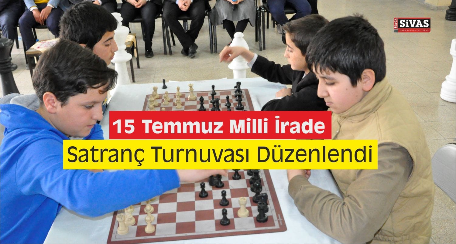 Gürün’de Satranç Turnuvası Düzenlendi