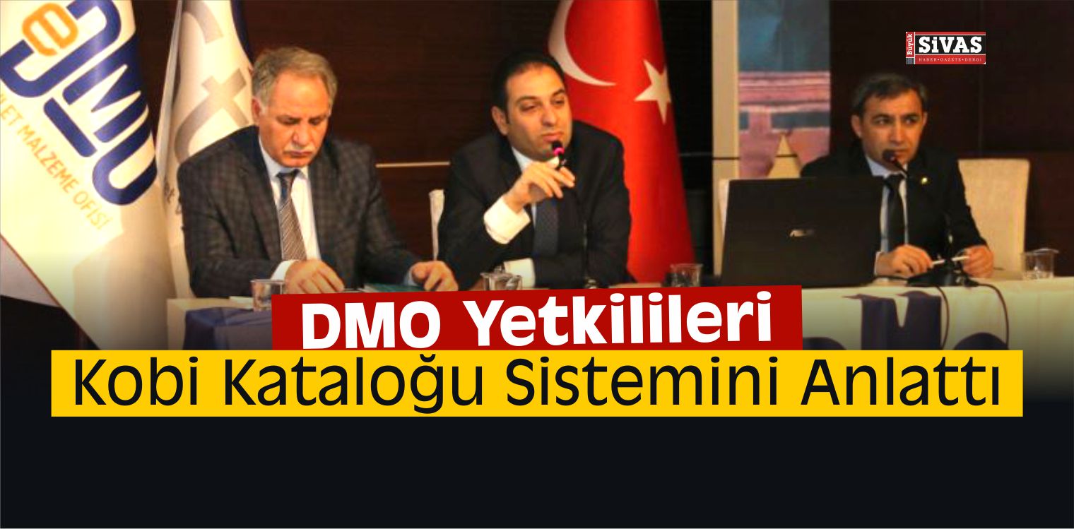 DMO Yetkilileri Kobi Kataloğu Sistemini Anlattı