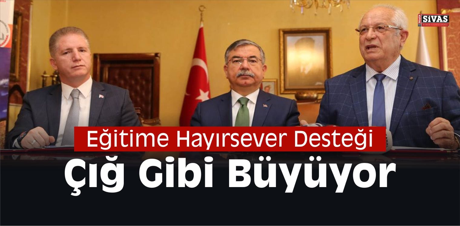 Eğitime Hayırsever Desteği Çığ Gibi Büyüyor