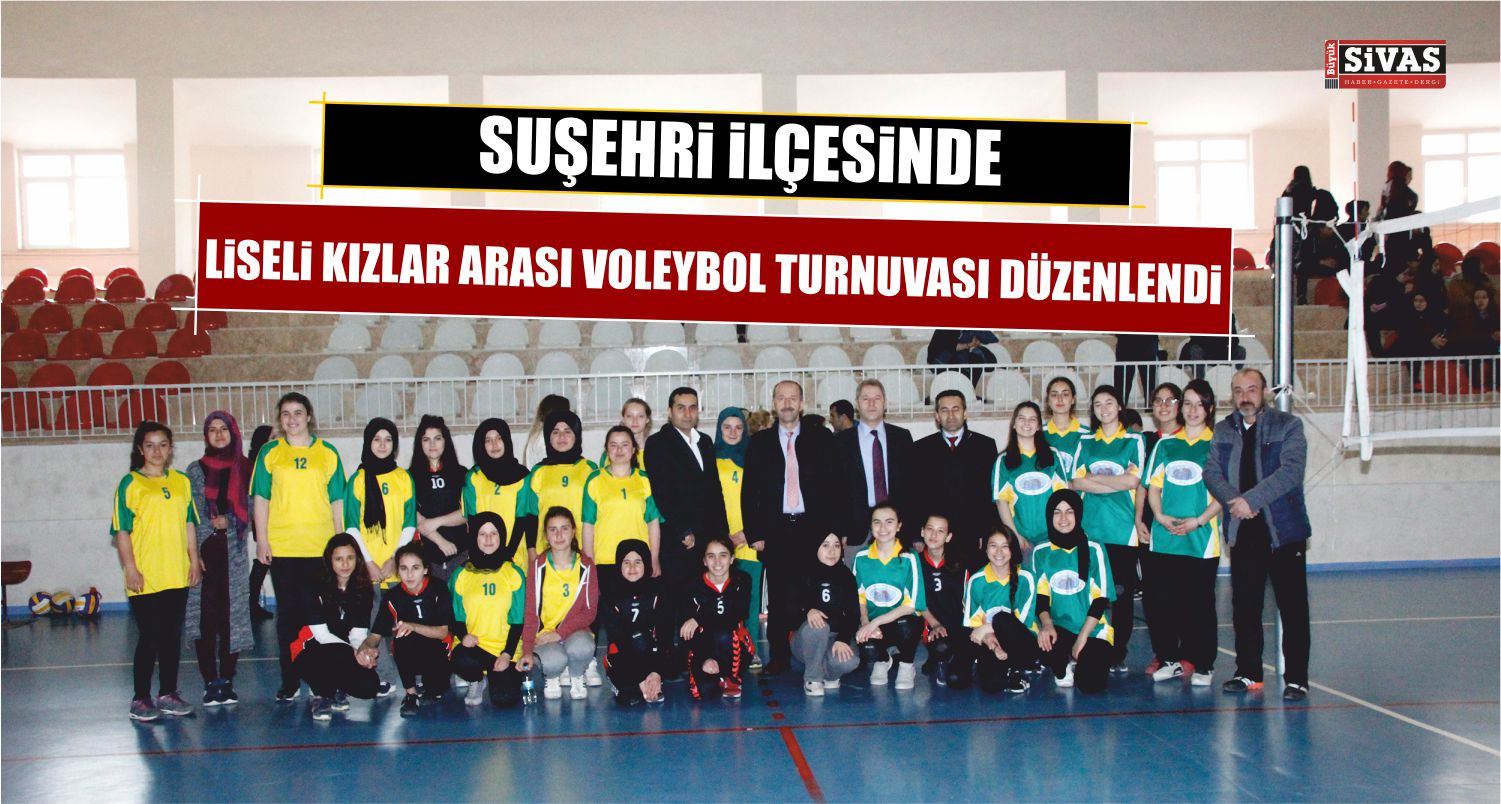 Suşehri’nde Voleybol Turnuvası