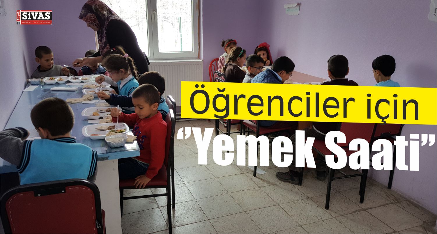 Öğrencilere ”Yemek Saati” Uygulaması