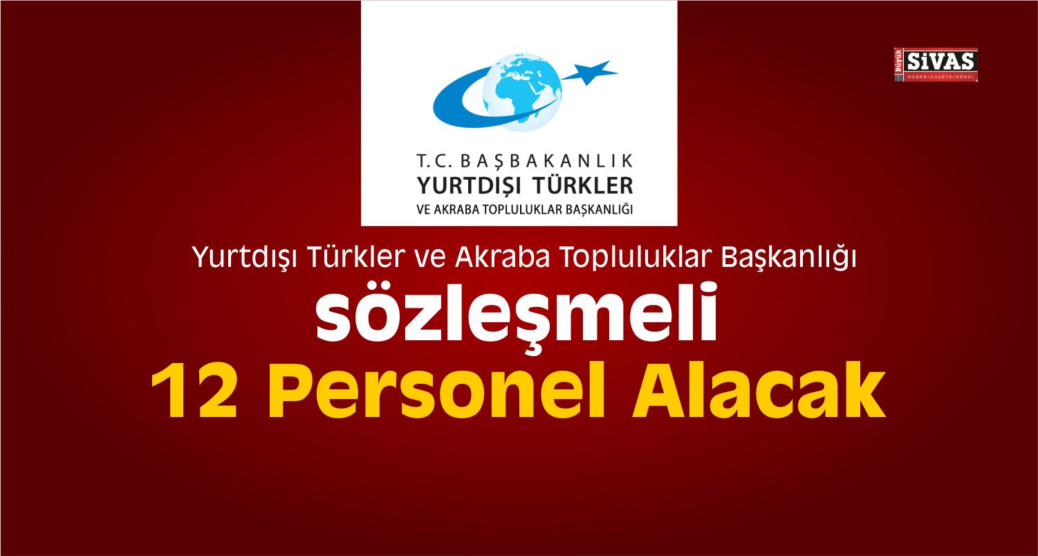 ytb sözleşmeli personel alımı