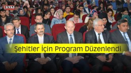 Suşehri’nde Şehitler İçin Program Düzenlendi
