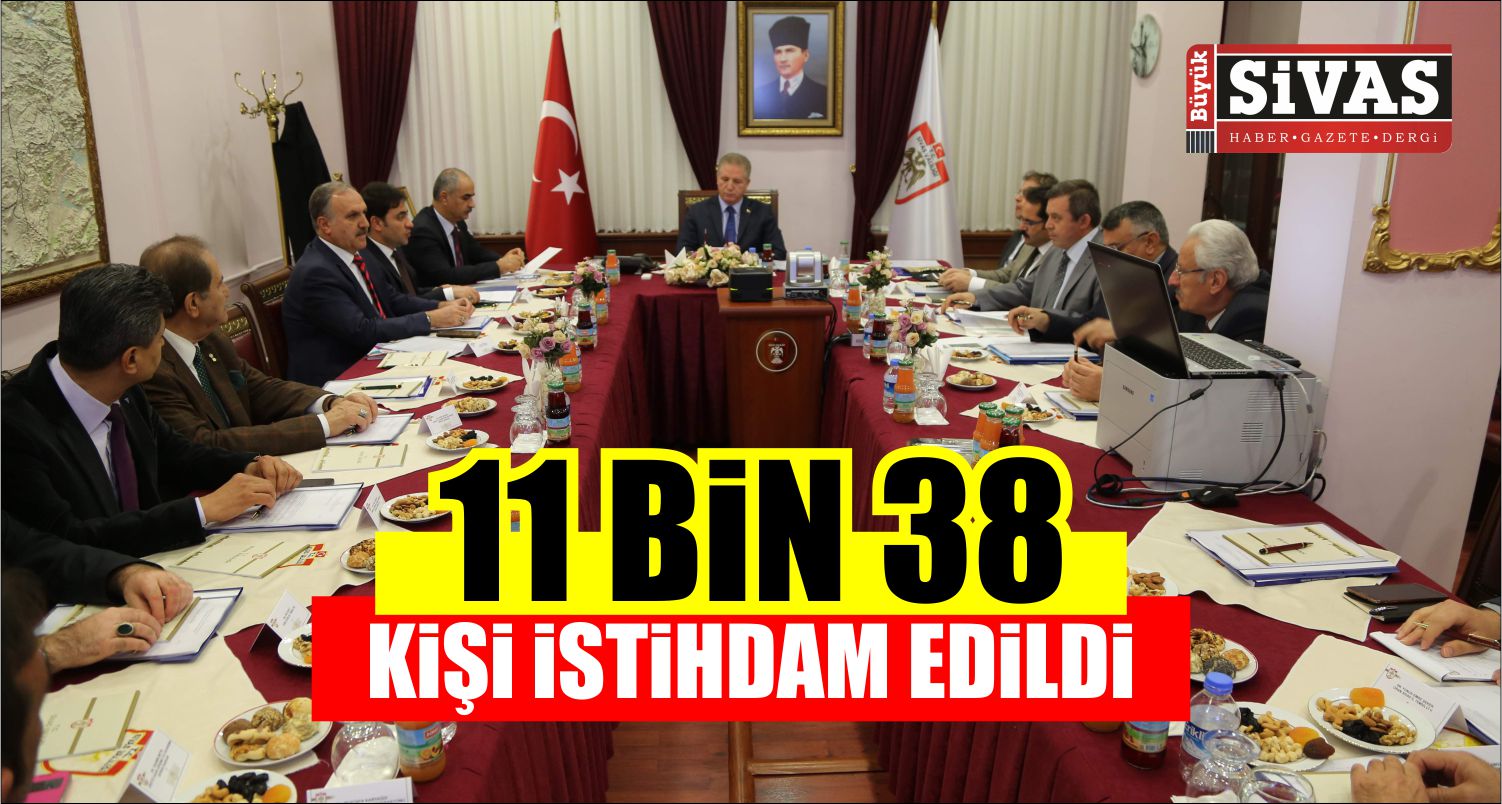 Onbir Bin Otuzsekiz Kişi İstihdam Edildi!