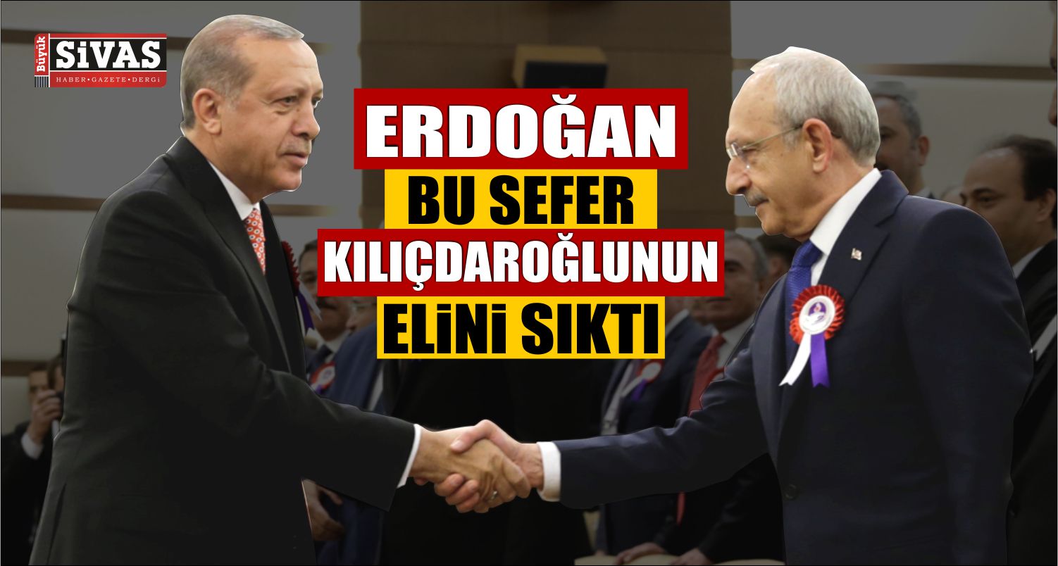 Cumhurbaşkanı Erdoğan, Kılıçdaroğlu ile Tokalaştı