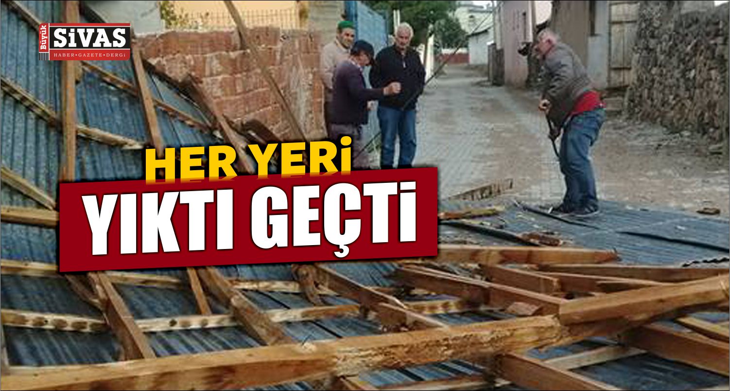 Şiddetli Rüzgar Yaşamı Olumsuz Yönde Etkiledi