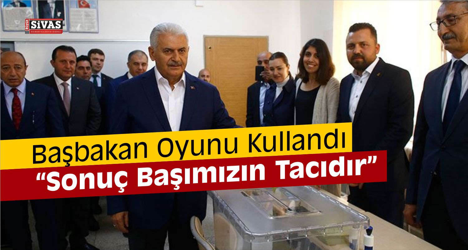 başbakan oy kullandı