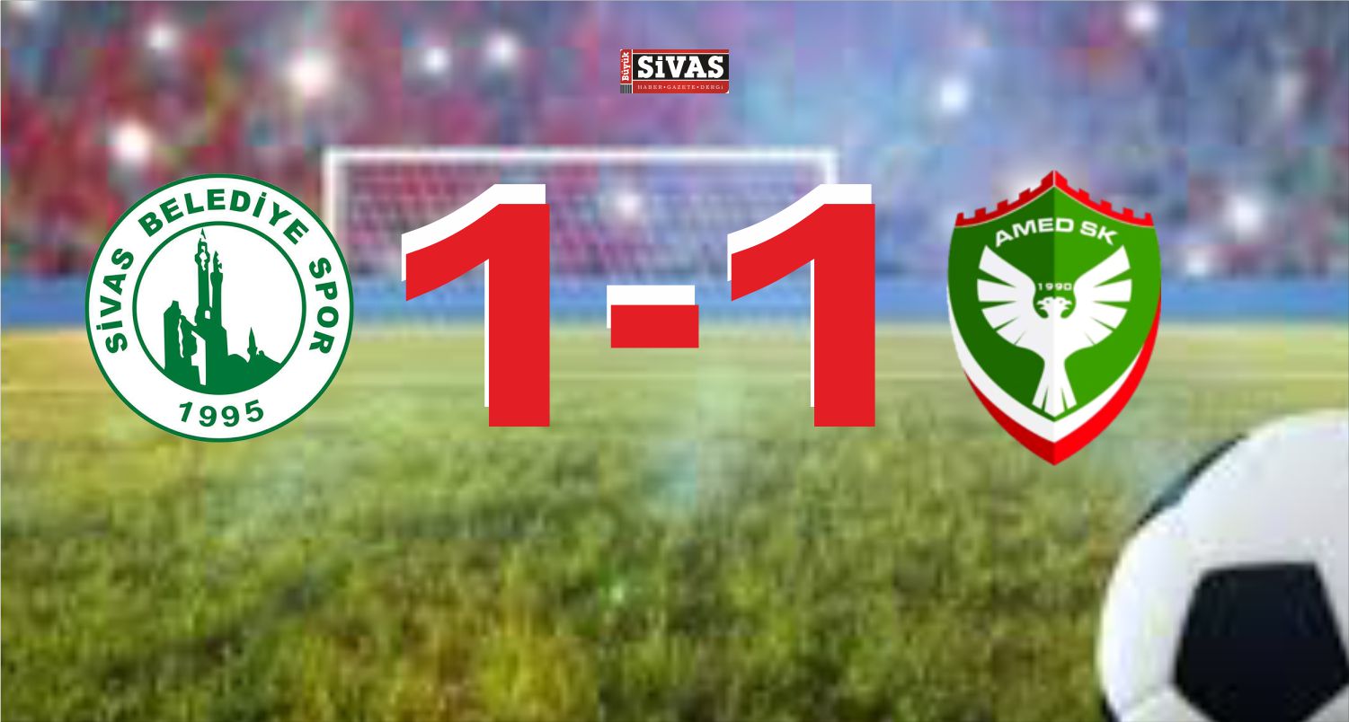 Sivas Belediyespor: 1 – Amed Sportif Faaliyetler: 1