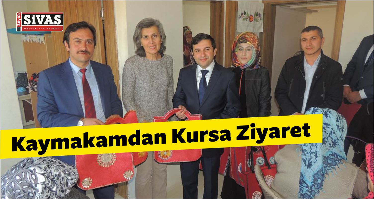 Kaymakamdan Kursa Ziyaret