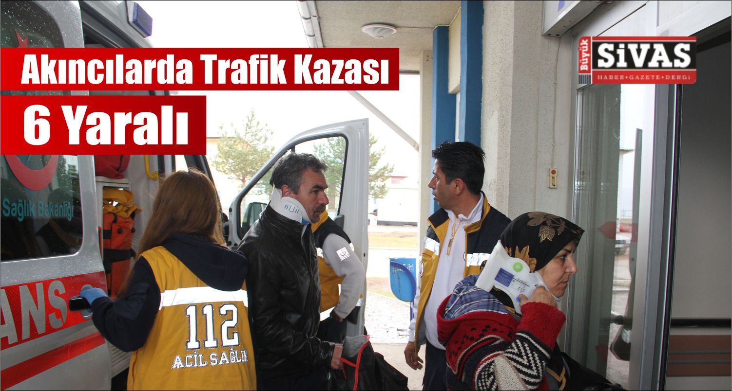 Trafik Kazası 6 Yaralı